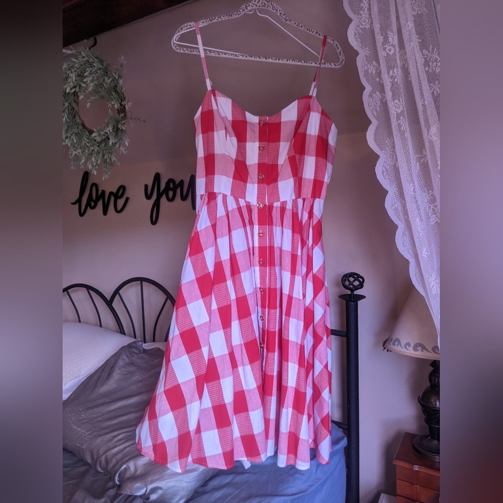 Betsey Johnson Gingham Dress 14